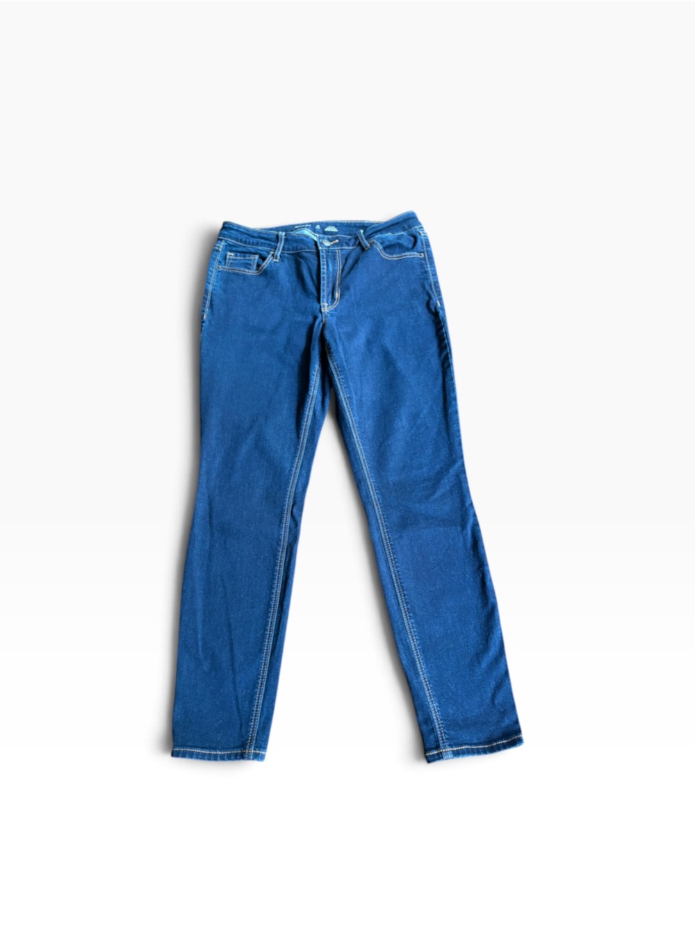OLD NAVY MID-RISE ROCKSTAR SUPER SKINNY JEANS NEW SIZE 10 SOFT DENIM